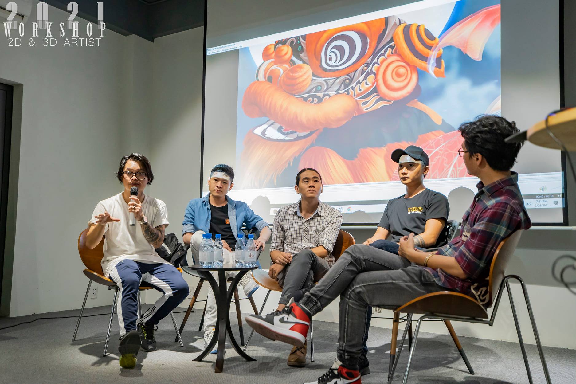 The speakers enthusiastically shared experiences and directions. Photo: Culu Artwork