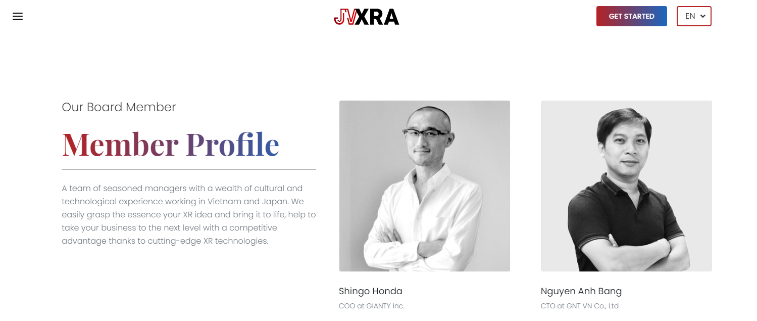 The two founders of JVXRA are members of the Board of Directors of Gianty Group and GIANTY VN