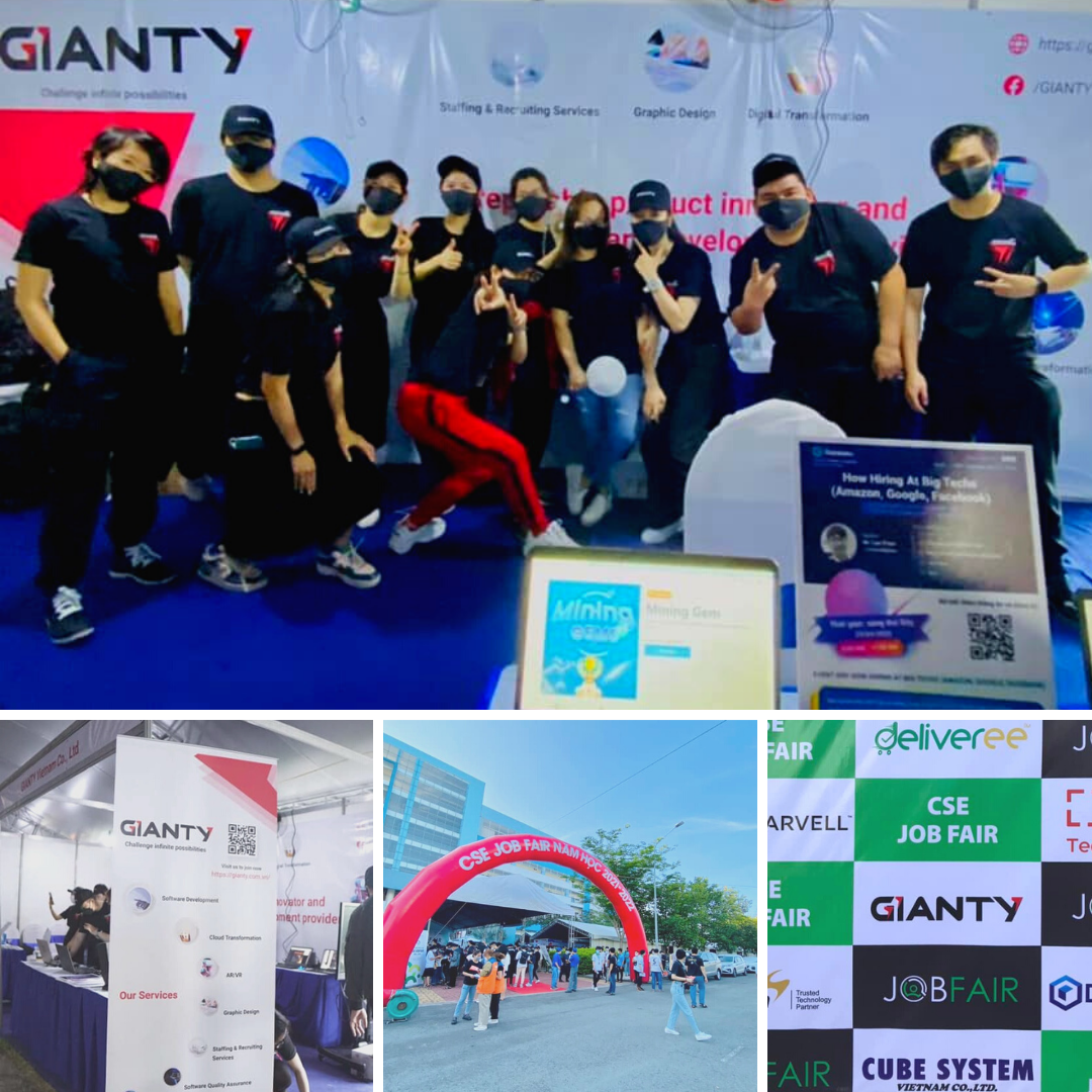 GIANTY cùng hai gian hàng 57-58 tại CSE JOBFAIR 2022