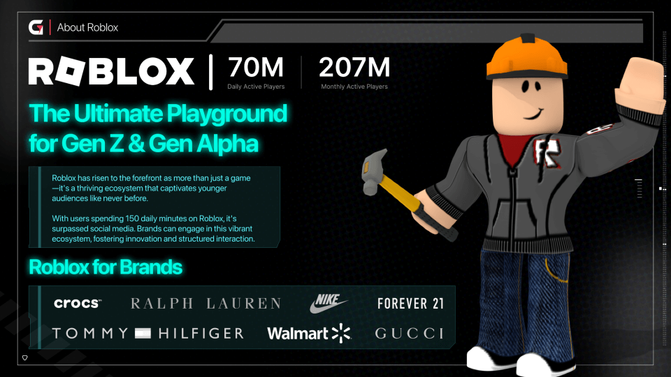 GIANTY has experience in implementing Roblox for brands