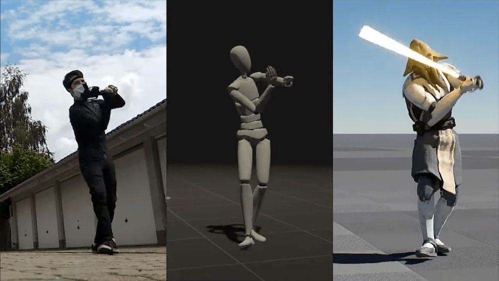 Using motion capture technology to transfer real life movements into 3d models