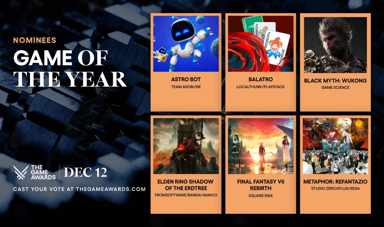 The Game Awards 2024 Nominees